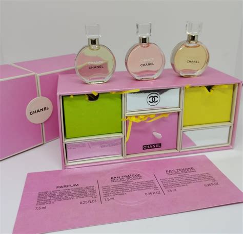 set chanel chance perfume